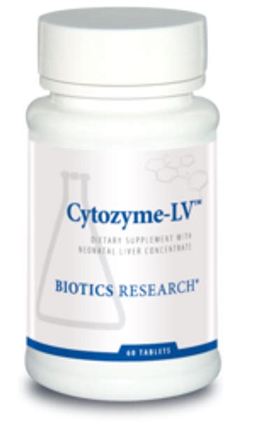 cytozyme lv|Biotics Research Cytozyme LV Neonatal Liver..